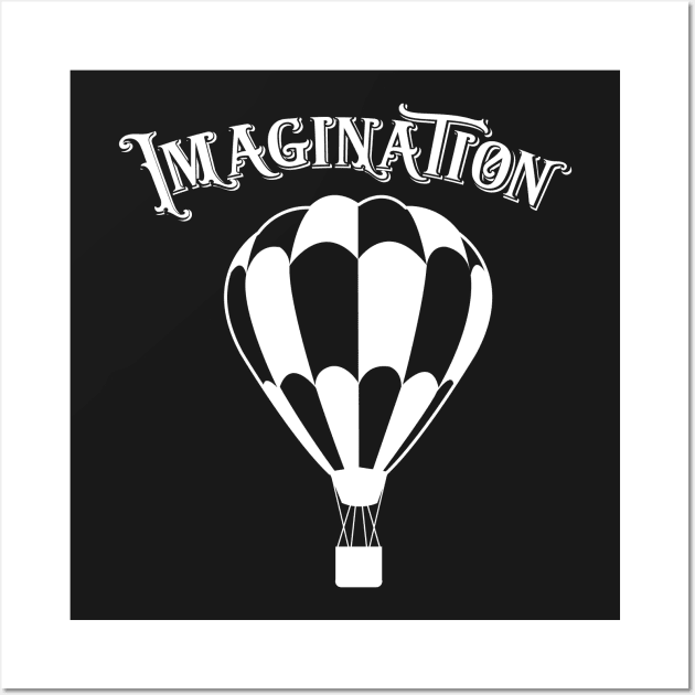 Hot Air Balloon Imagination Wall Art by letnothingstopyou